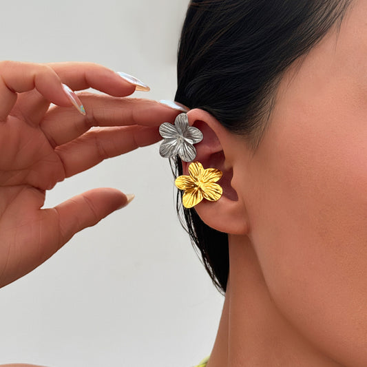Flower Earcuffs