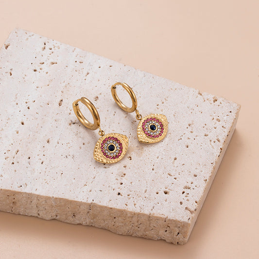 Rose Eye Earring